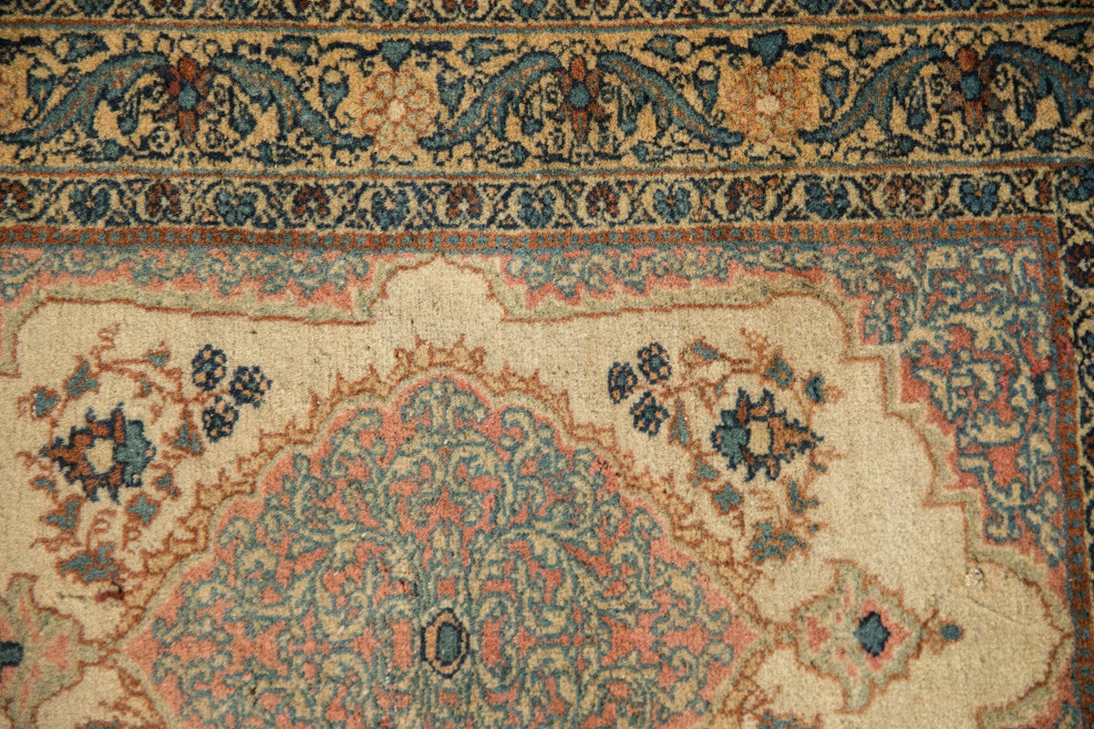 2x2.5 Vintage Tabriz Square Rug Mat