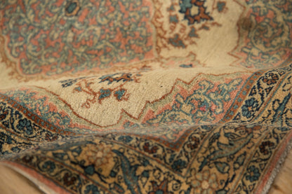 2x2.5 Vintage Tabriz Square Rug Mat