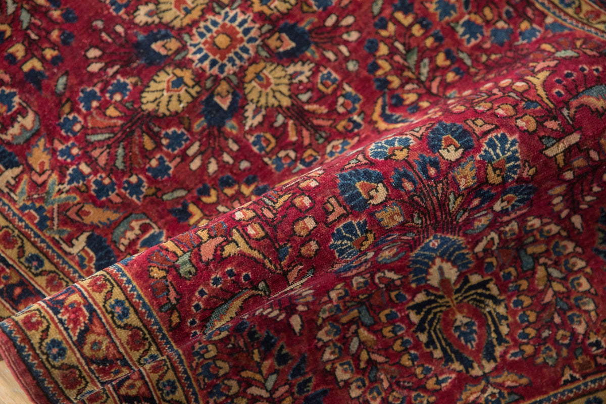 2.5x5 Vintage Sarouk Rug Runner