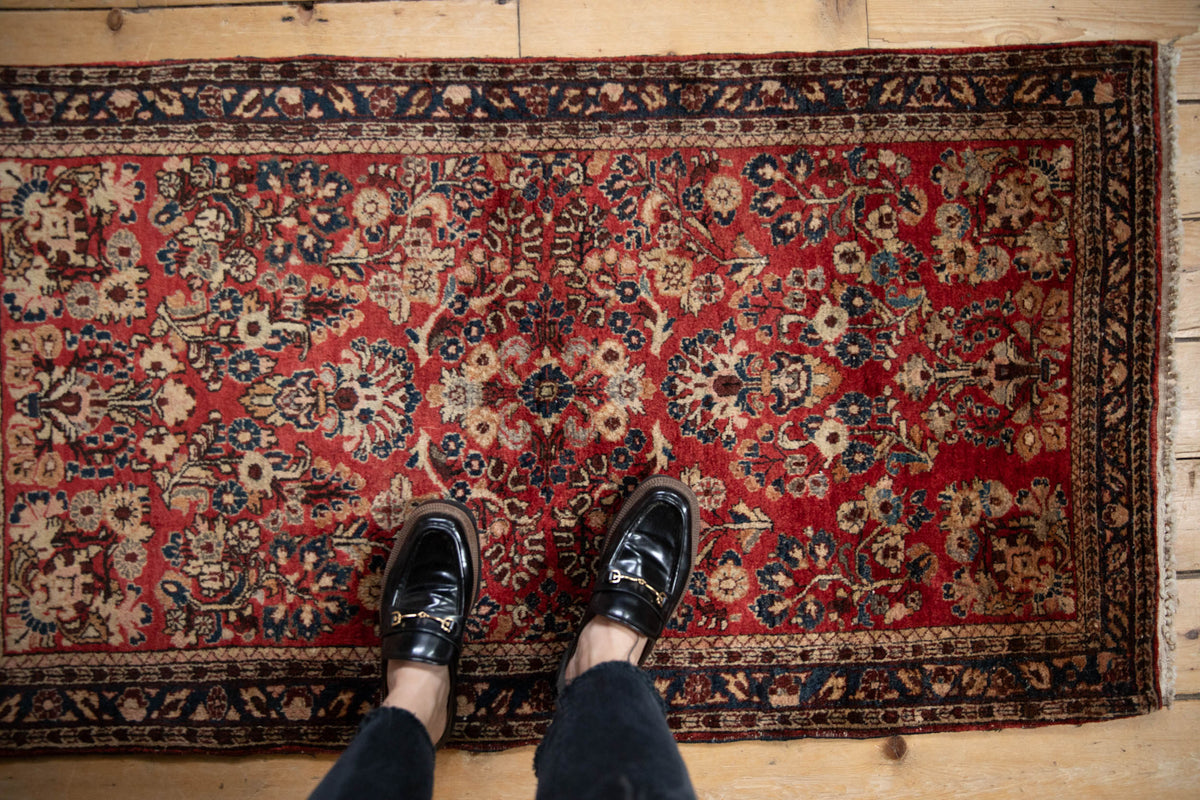 2.5x3.5 Vintage German Sarouk Rug
