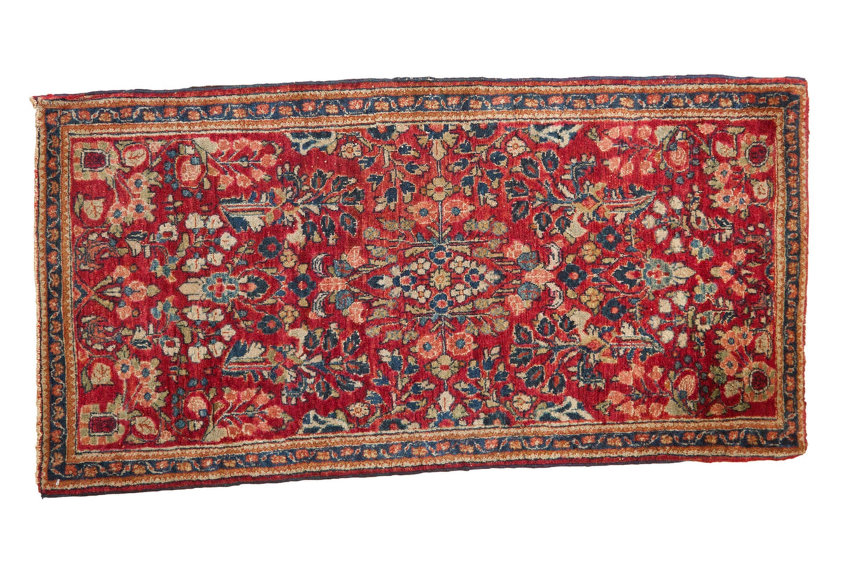 2x4.5 Vintage Fine American Sarouk Rug Runner