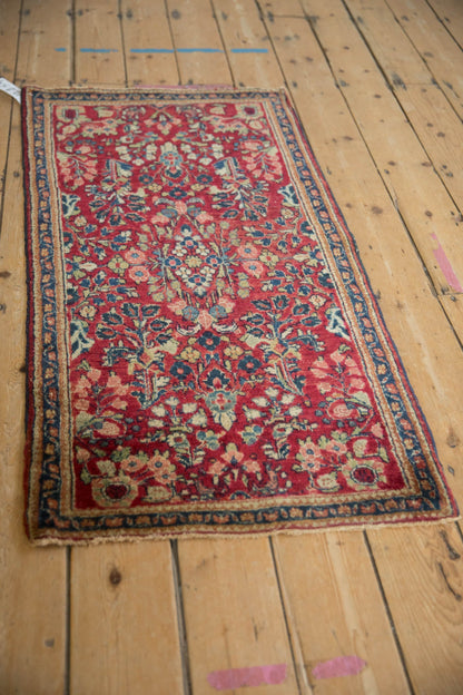 2x4.5 Vintage Fine American Sarouk Rug Runner