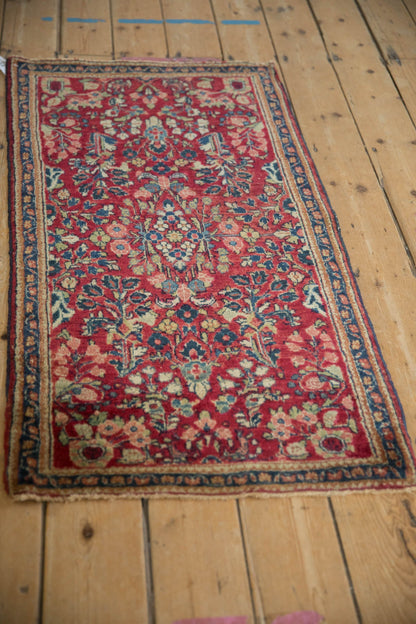 2x4.5 Vintage Fine American Sarouk Rug Runner