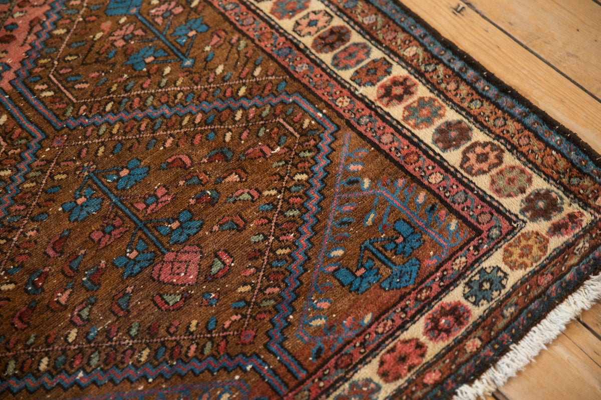 3.5x6.5 Vintage Kurdish Hamadan Rug