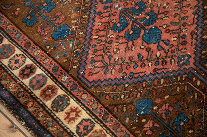 3.5x6.5 Vintage Kurdish Hamadan Rug