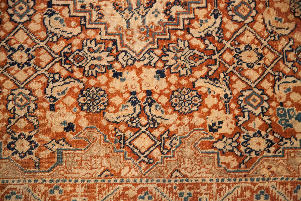 4x6 Fine Antique Tabriz Area Rug