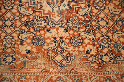 4x6 Fine Antique Tabriz Area Rug
