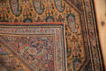 2x2.5 Vintage Fine Sarouk Square Rug Mat