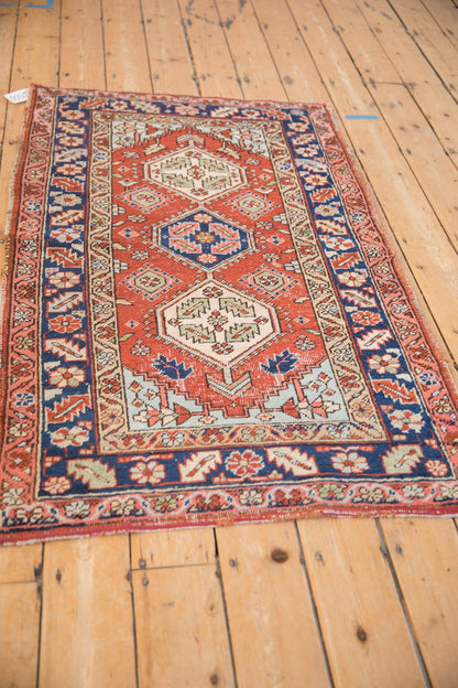 3x5 Vintage Heriz Rug