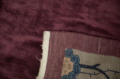 7x13.5 Antique Art Deco Carpet
