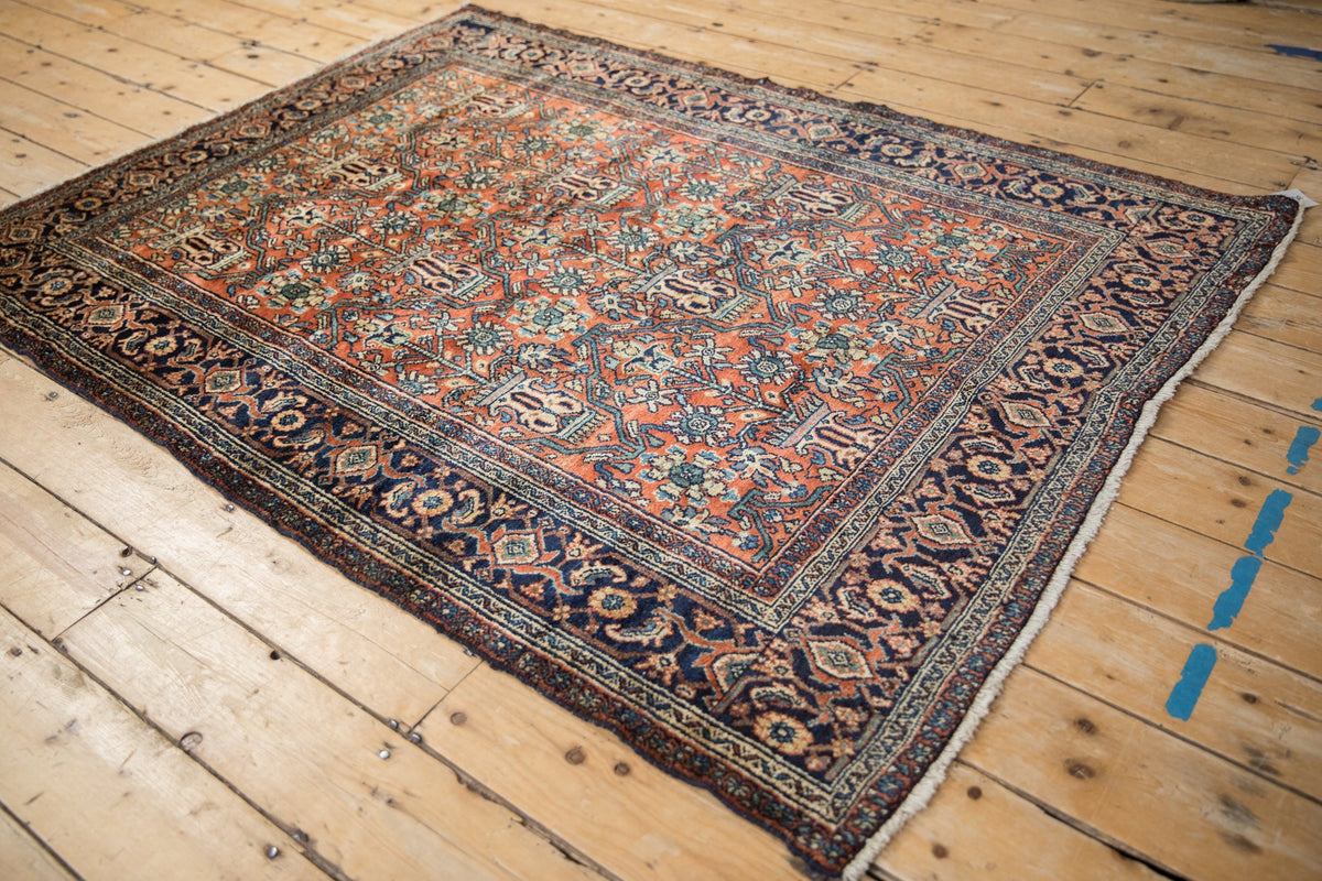 4.5x6 Vintage Fine Bibikabad Rug