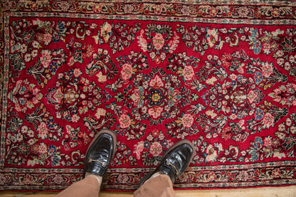 2.5x4.5 Vintage American Sarouk Rug