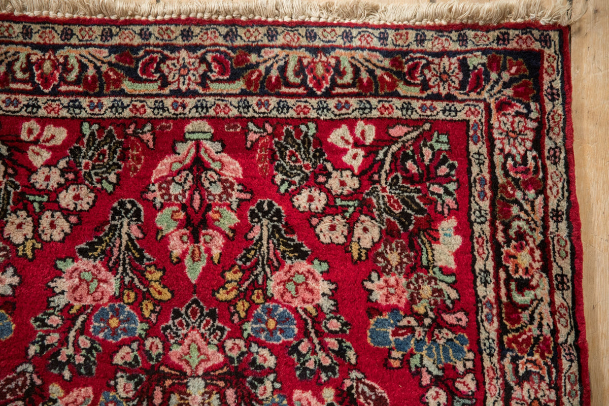 2.5x4.5 Vintage American Sarouk Rug
