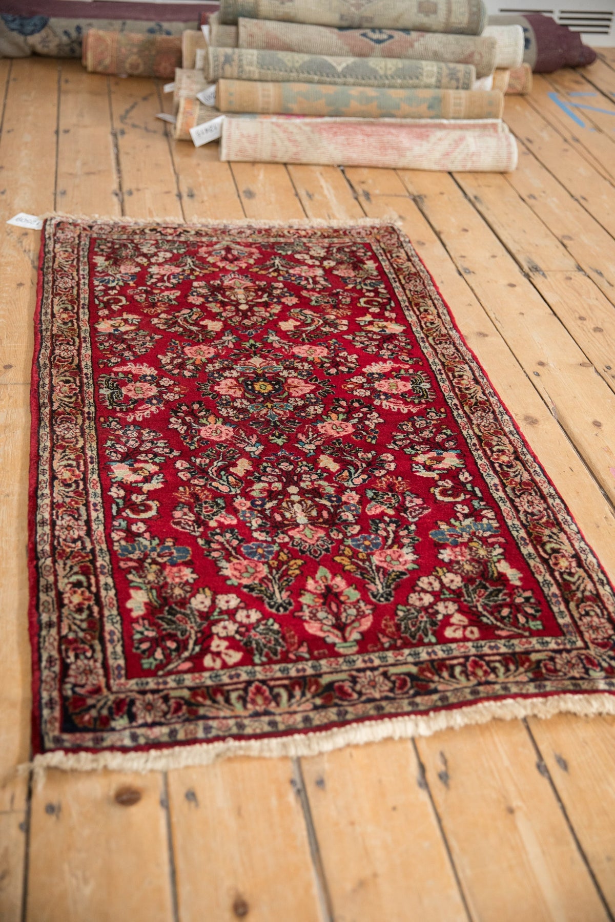 2.5x4.5 Vintage American Sarouk Rug