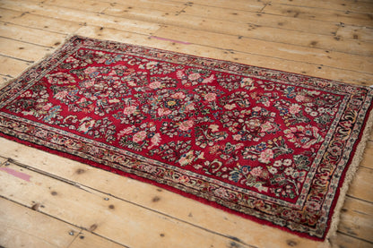 2.5x4.5 Vintage American Sarouk Rug
