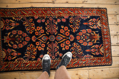 2.5x5 Antique Mohajeran Sarouk Rug Runner