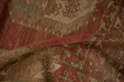 8.5x11.5 Vintage Distressed Ersari Carpet