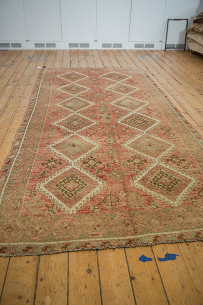 5.5x11 Vintage Distressed Kurdish Rug Runner
