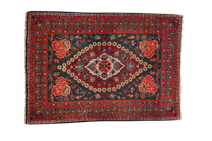 2x3 Vintage Fine Kashan Rug Mat