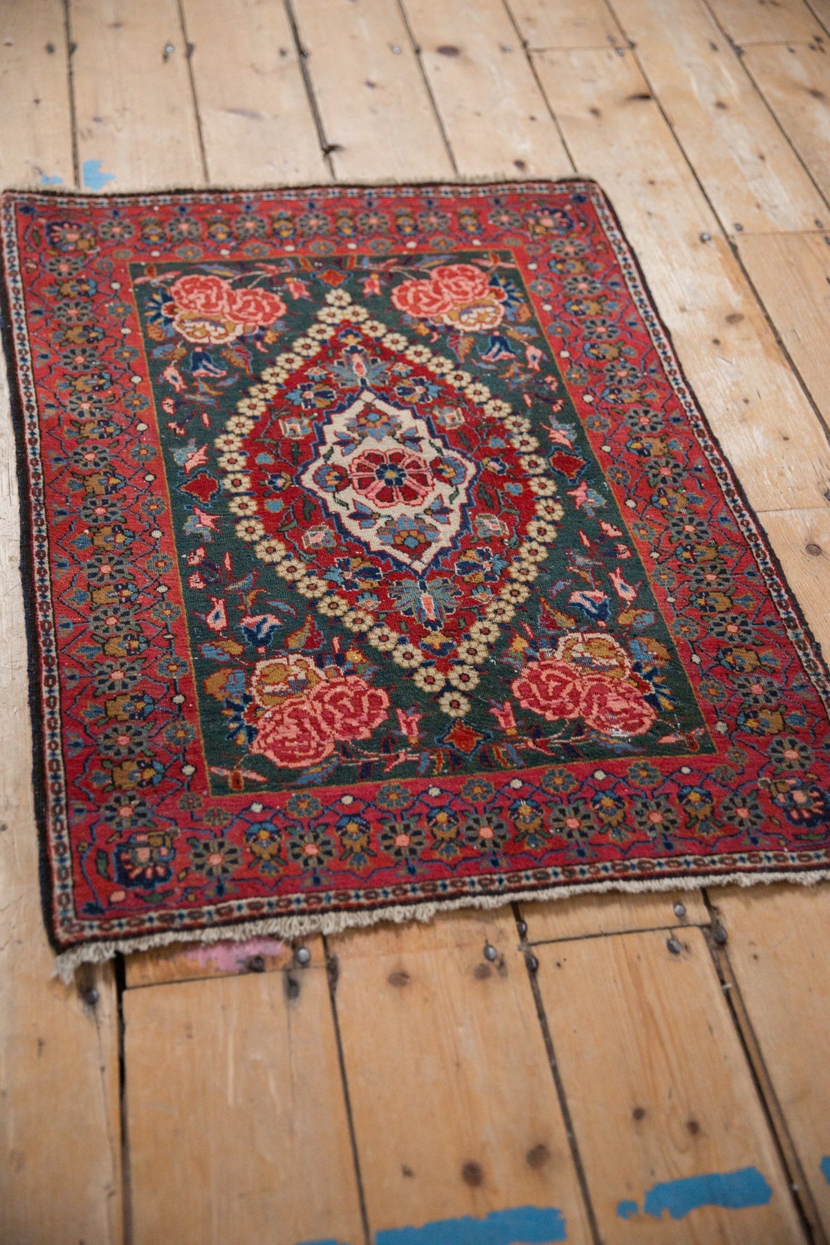2x3 Vintage Fine Kashan Rug Mat