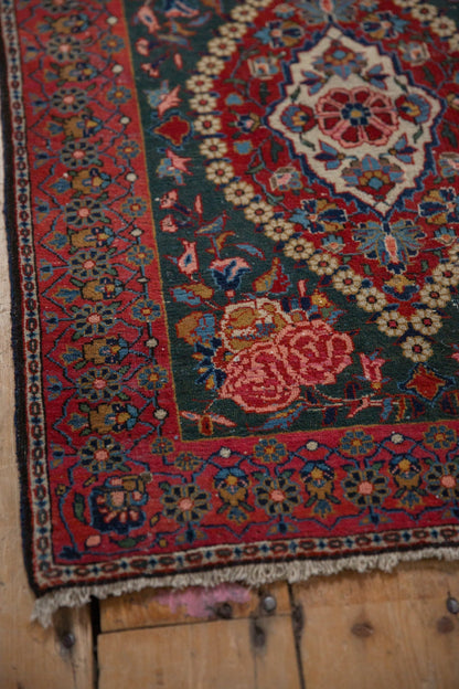 2x3 Vintage Fine Kashan Rug Mat