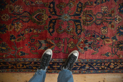 4x6.5 Antique Fine Sarouk Rug