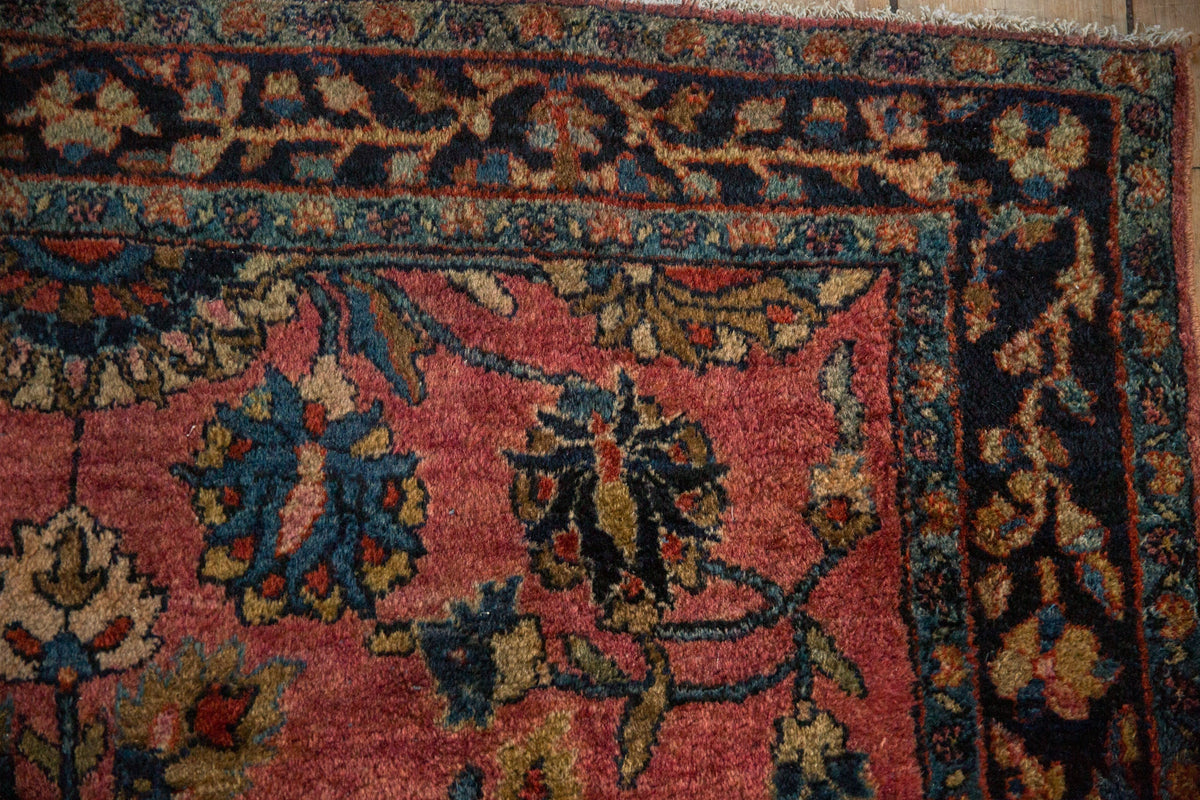 4x6.5 Antique Fine Sarouk Rug
