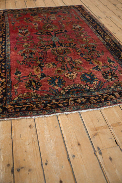 4x6.5 Antique Fine Sarouk Rug