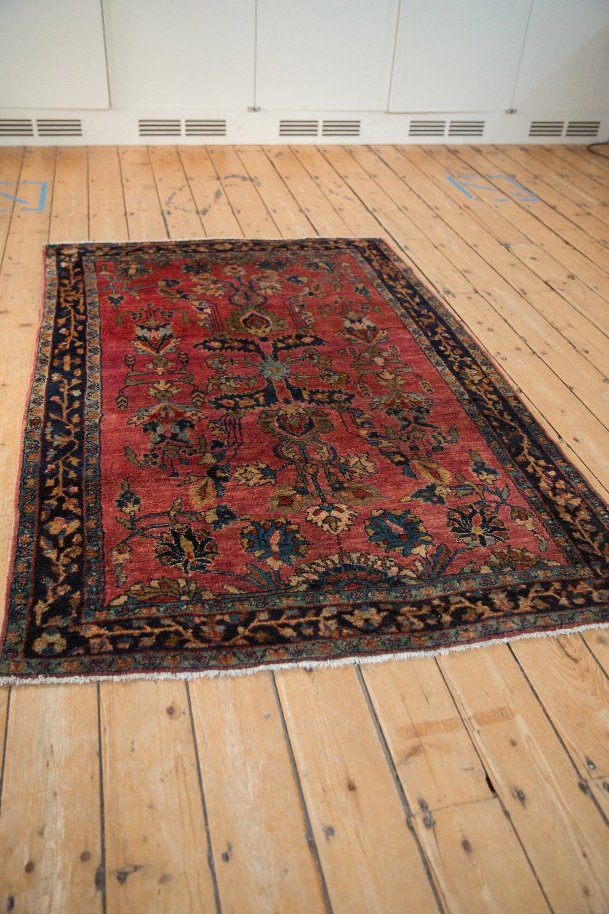 4x6.5 Antique Fine Sarouk Rug