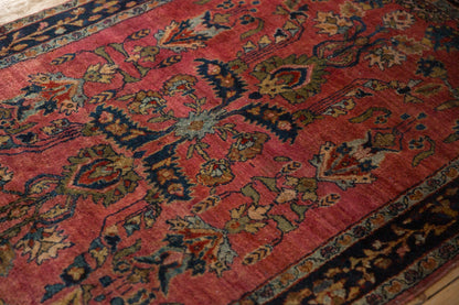 4x6.5 Antique Fine Sarouk Rug