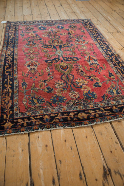 4x6.5 Antique Fine Sarouk Rug