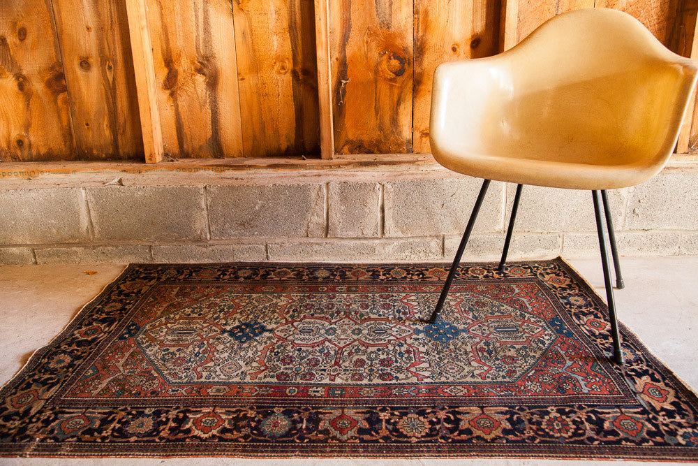 3x5 Antique Fine Farahan Sarouk Rug