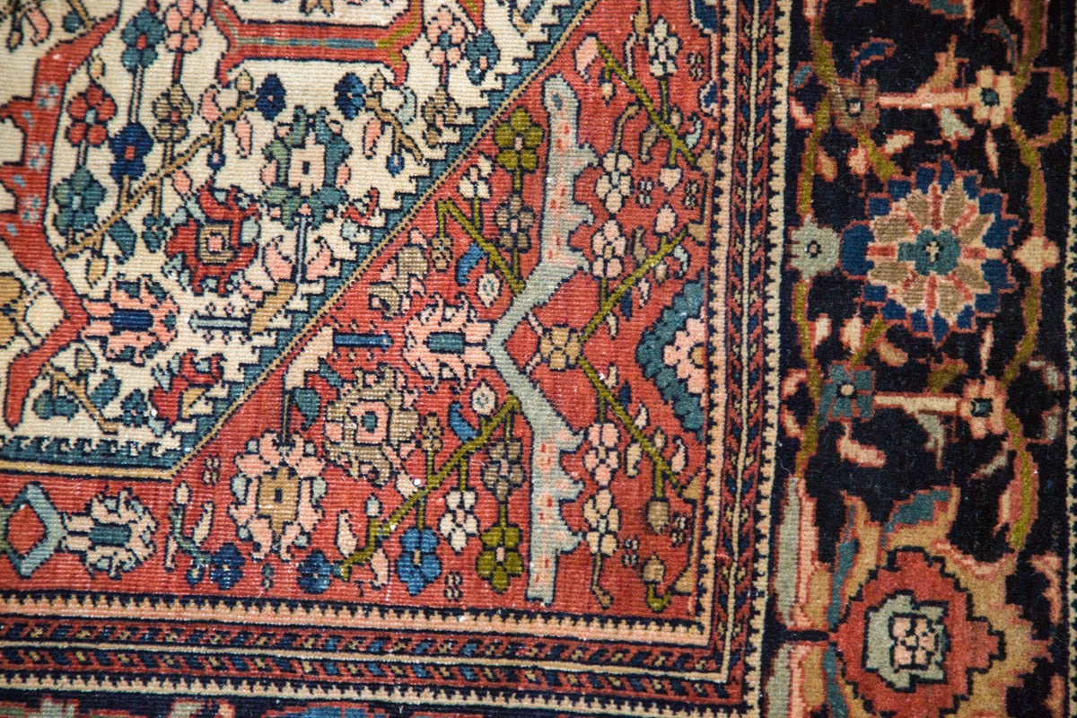 3x5 Antique Fine Farahan Sarouk Rug