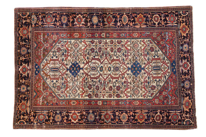 3x5 Antique Fine Farahan Sarouk Rug