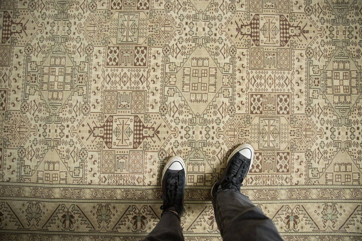 6.5x9.5 Vintage Distressed Sparta Carpet