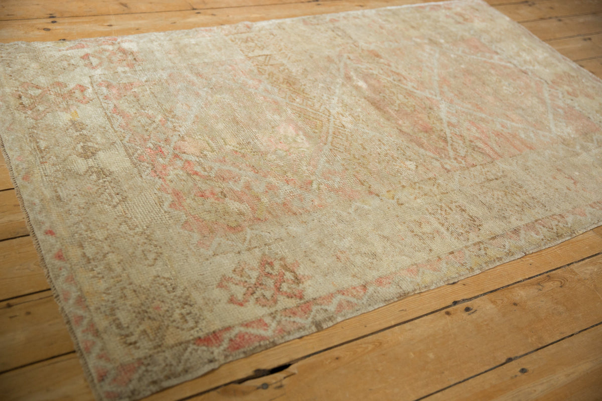 3.5x5.5 Vintage Distressed Anatolian Rug