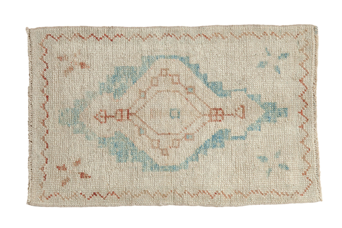 2x3.5 Distressed Oushak Rug
