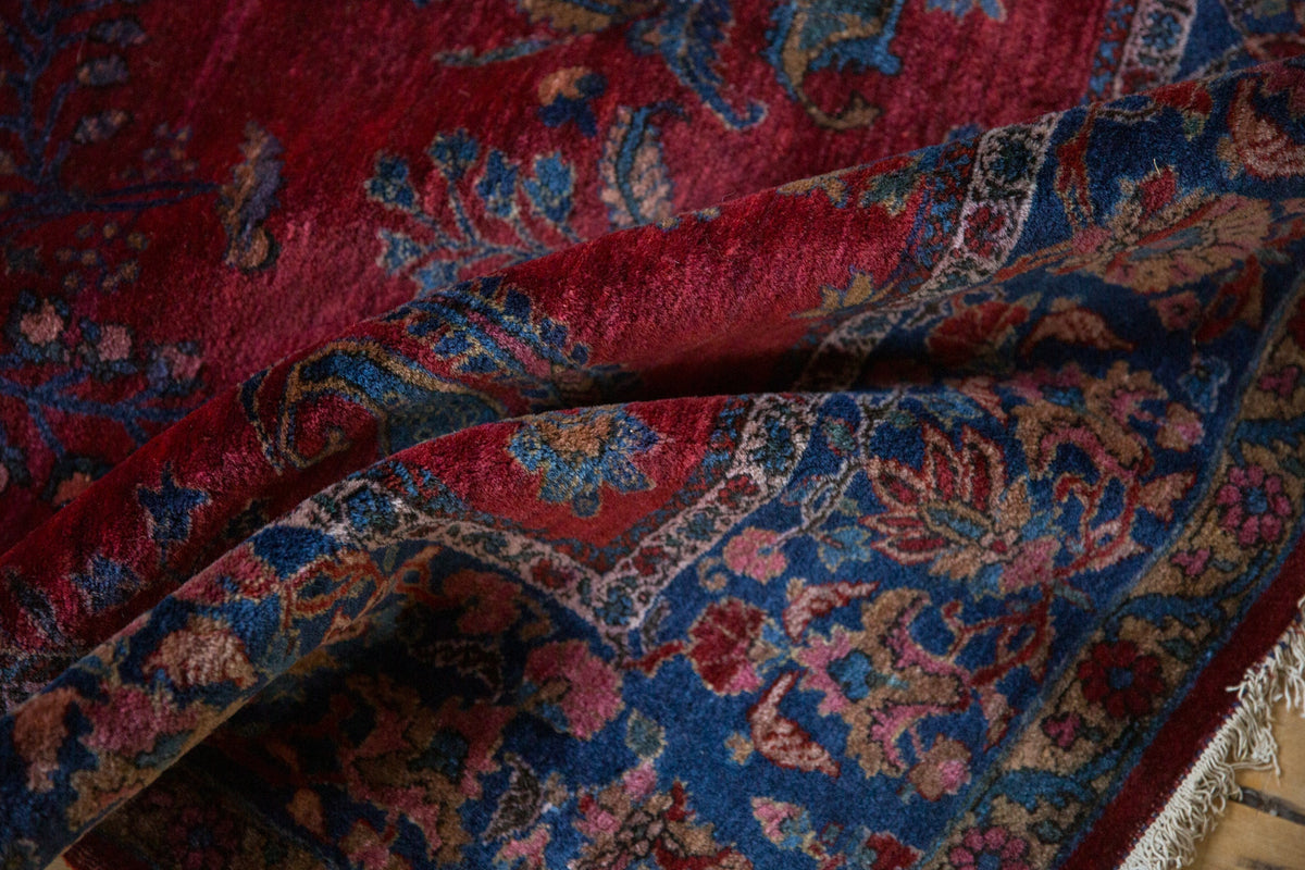 4.5x6.5 Antique Fine Kashan Rug