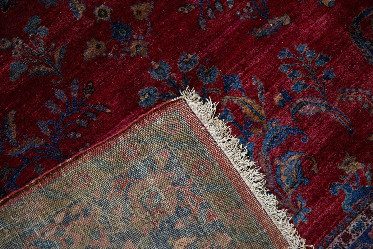 4.5x6.5 Antique Fine Kashan Rug