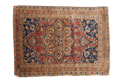 2x2.5 Small Antique Farahan Rug