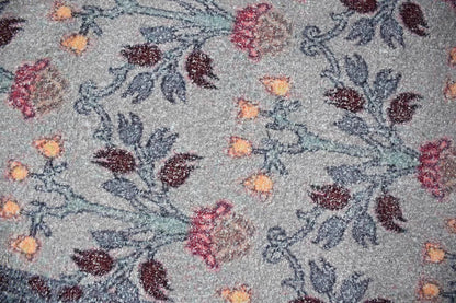 Multi Size Gray, Blue Handmade Hand Woven Polyester Traditional Oriental Area Rug