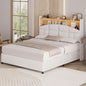 Queen Size Velvet Upholstered Bed Frame With Storage