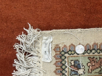 Persian Rug 11x13, Semi Open Field, Soft Wool Pile, Vintage Persian Carpet, Persian Tabriz Tabatabai