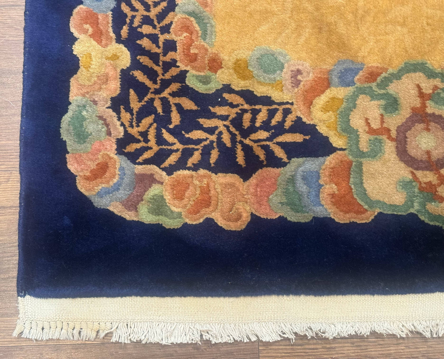 Chinese Wool Rug 3x5, Vintage Carpet, Handmade