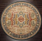Multi Sizes Beige Handmade 100% Wool Arts & Craft Transitional Oriental Area Rug