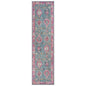 Green Pink Oushak Washable Rug