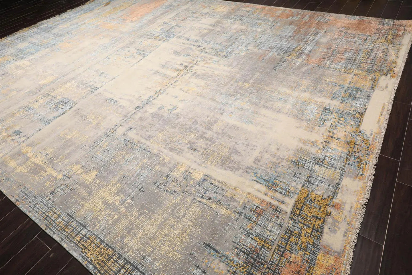 12' x15'  Sherpa Wool and Silk Oriental Area Persian Rug
