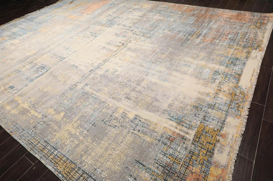 12' x15'  Sherpa Wool and Silk Oriental Area Persian Rug