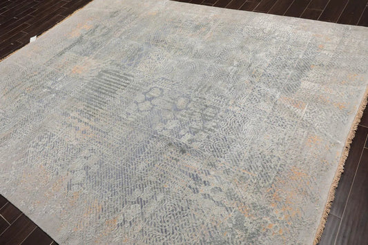 8' x10'  Sherpa Wool and Silk Oriental Area Persian Rug