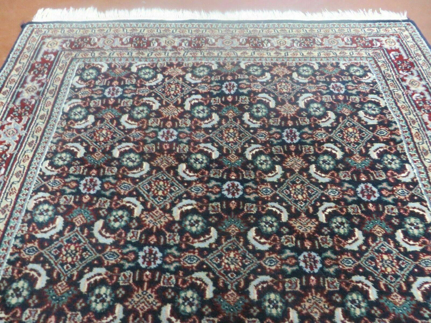4' X 6' Vintage Handmade Indian Amristar Wool Rug Carpet Nice